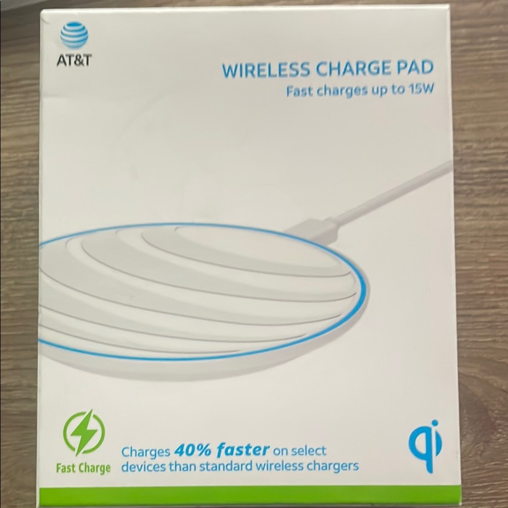 White Wireless Charge Pad